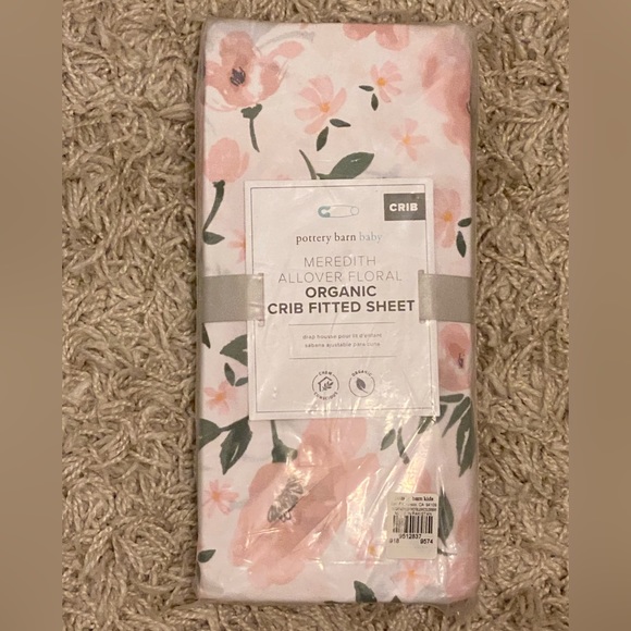Pottery Barn Bedding Pottery Barn Meredith Floral Fitted Crib Sheet